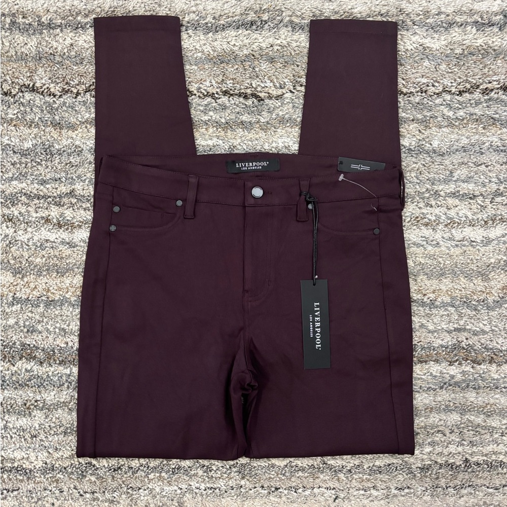 Liverpool Women's Skinny Jeans - Deep Burgundy